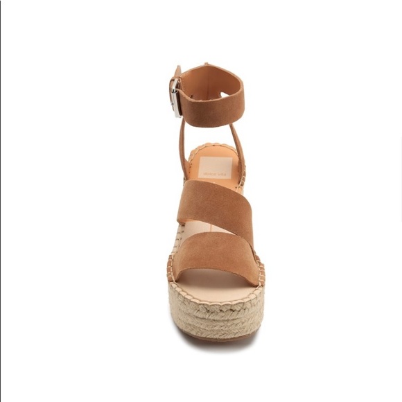 Dolce Vita Shayla platform Wedge Espadrille Sandal size 8 good used condition - Picture 2 of 5